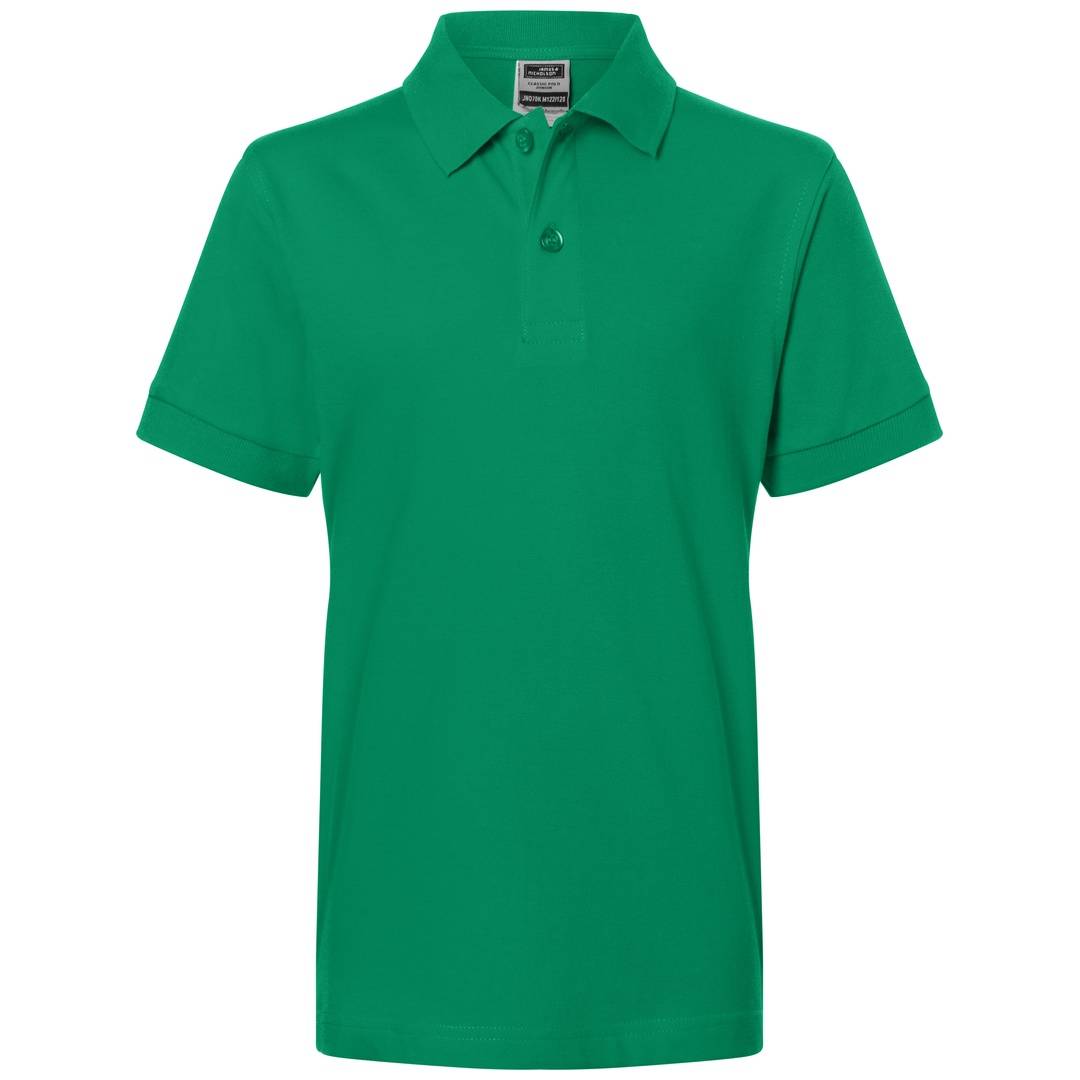 James & Nicholson Poloshirt Kinder JN070K Gr. M-122/128 irish-green