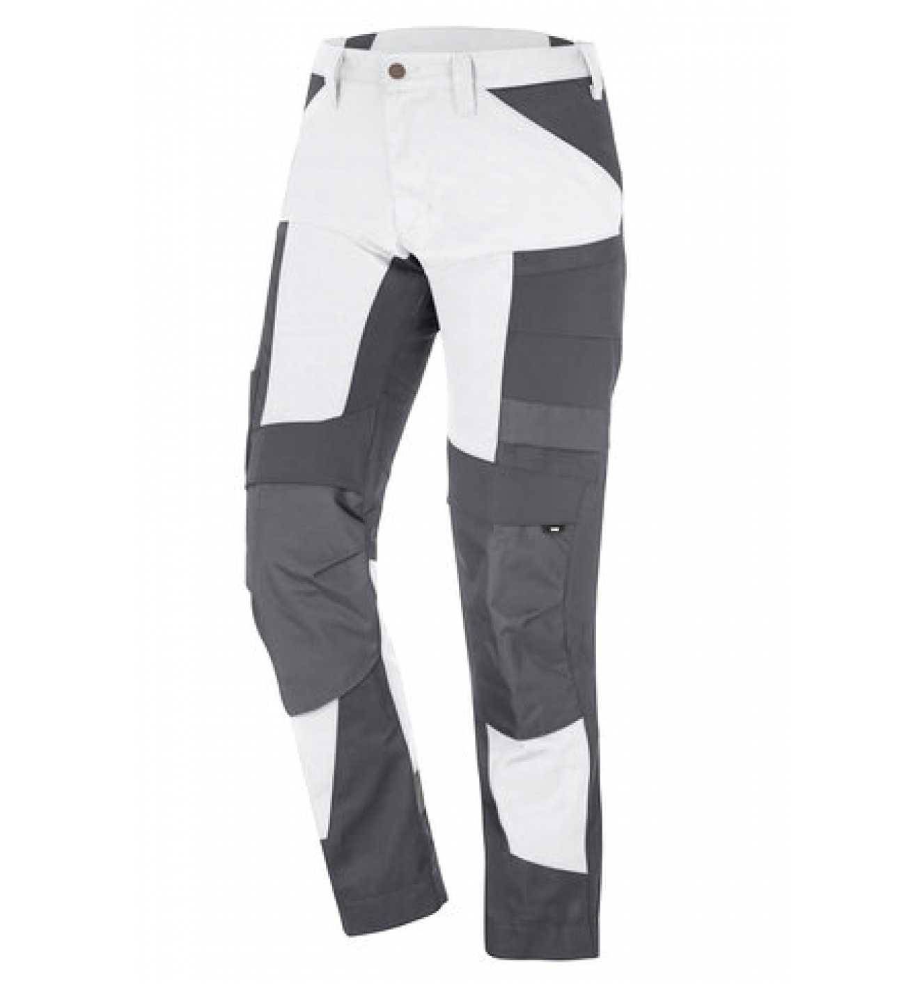 FHB Bundhose elastisch Leo 122110 Gr. 25 weiß/anthrazit