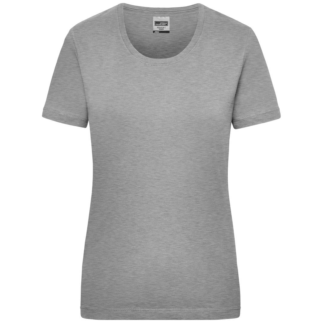 James & Nicholson Workwear T-Shirt Damen JN802 Gr. S grey-heather