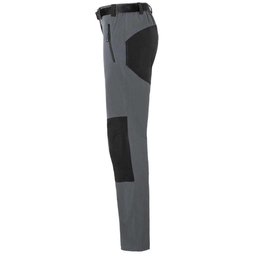 James & Nicholson Bi-elastische Damen Trekkinghose JN1205 Gr. S carbon/black