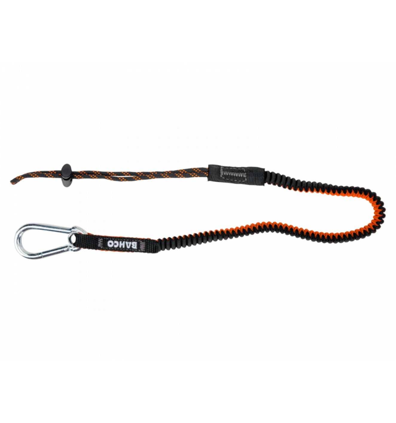 Bahco Sicherungsleine mit fest montiertem Karabiner und nicht wechselbarer Schlaufe, 3 kg, 1,2 m