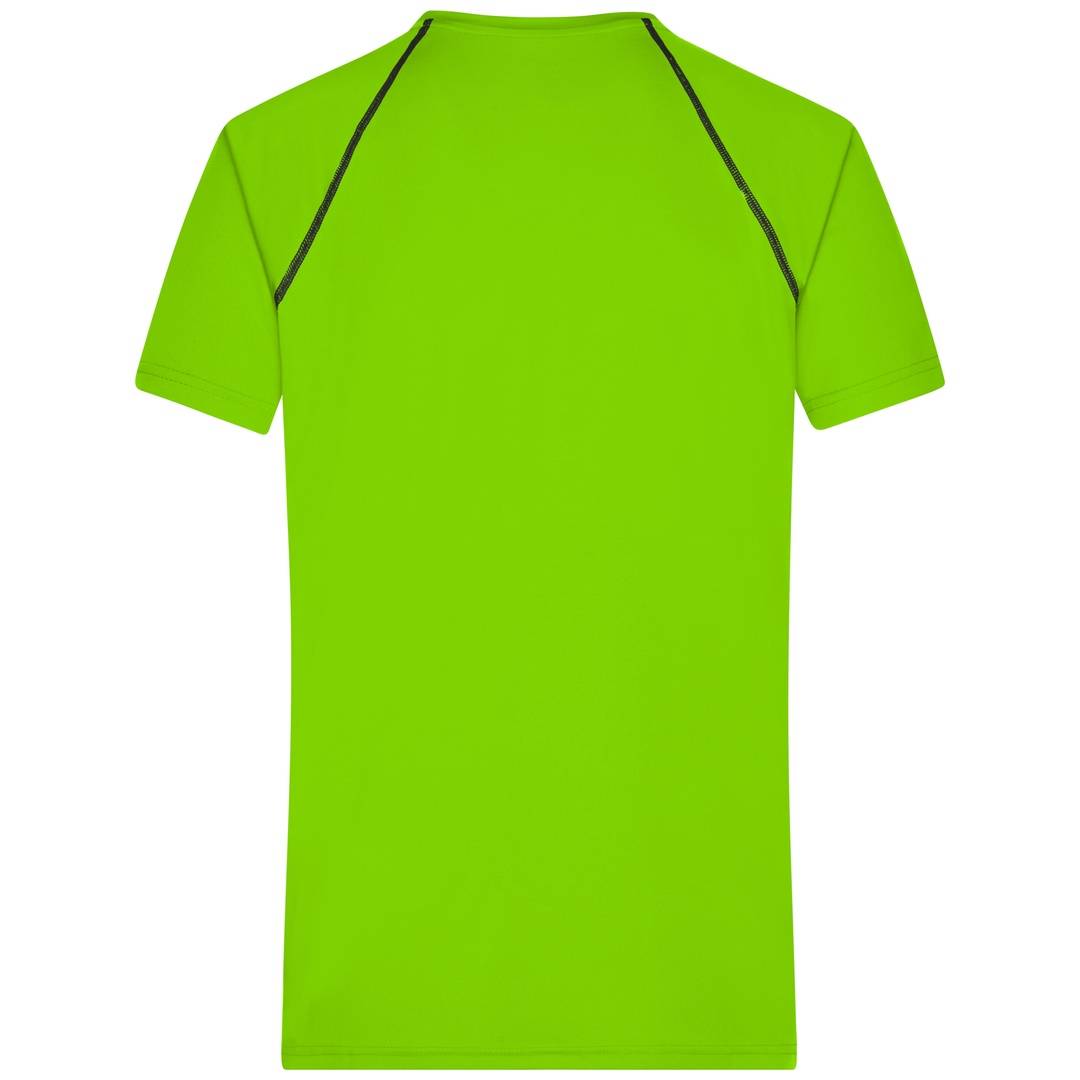 James & Nicholson Funktions-Shirt Herren JN496 Gr. L bright-green/black