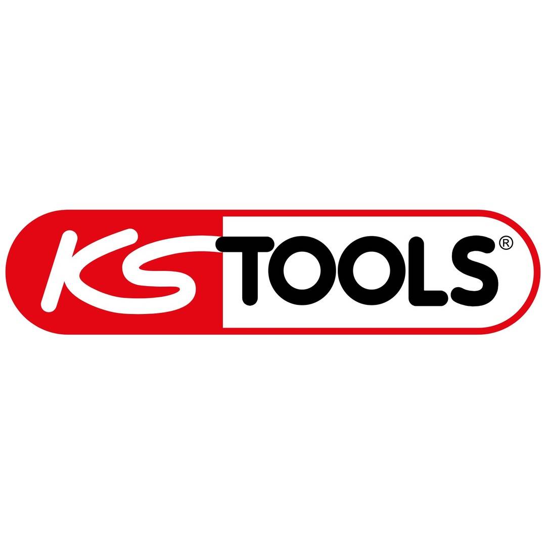 KS Tools 1/4 Bit Spanner, 75 mm, 12 mm, 5er Pack