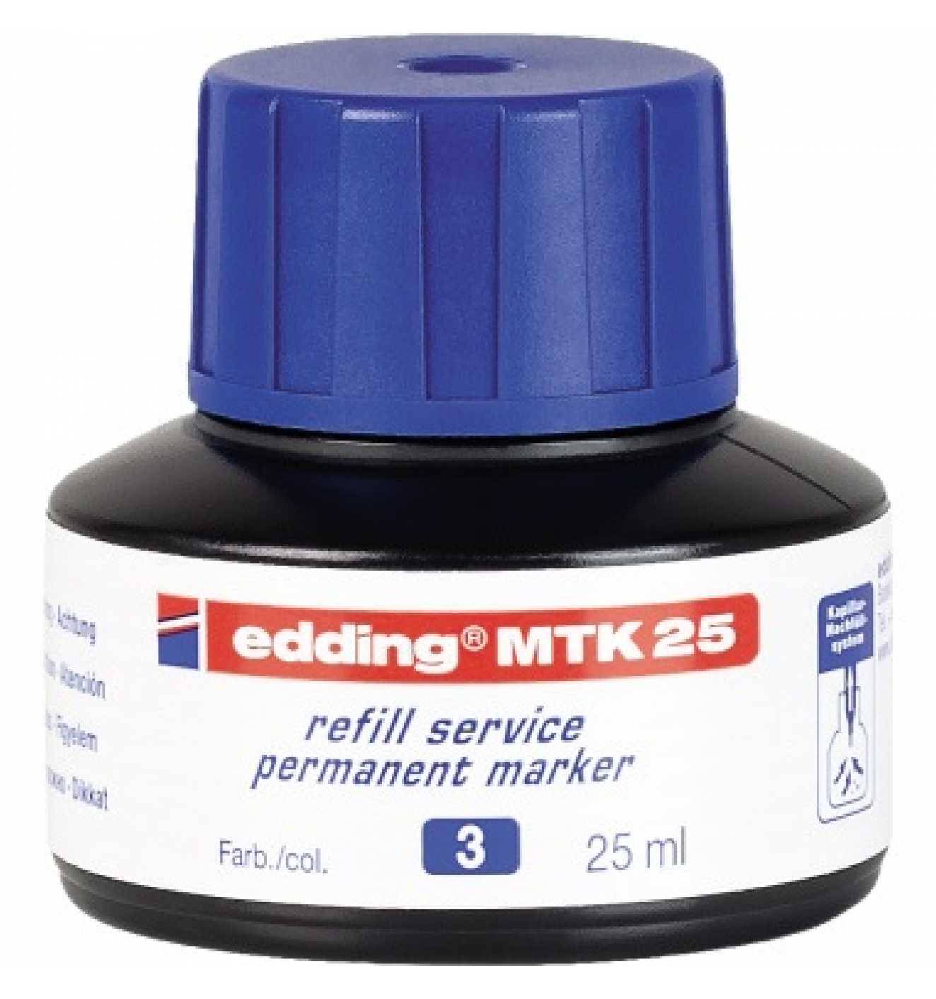 edding Nachfülltusche MTK 25 4-MTK25003 25ml blau