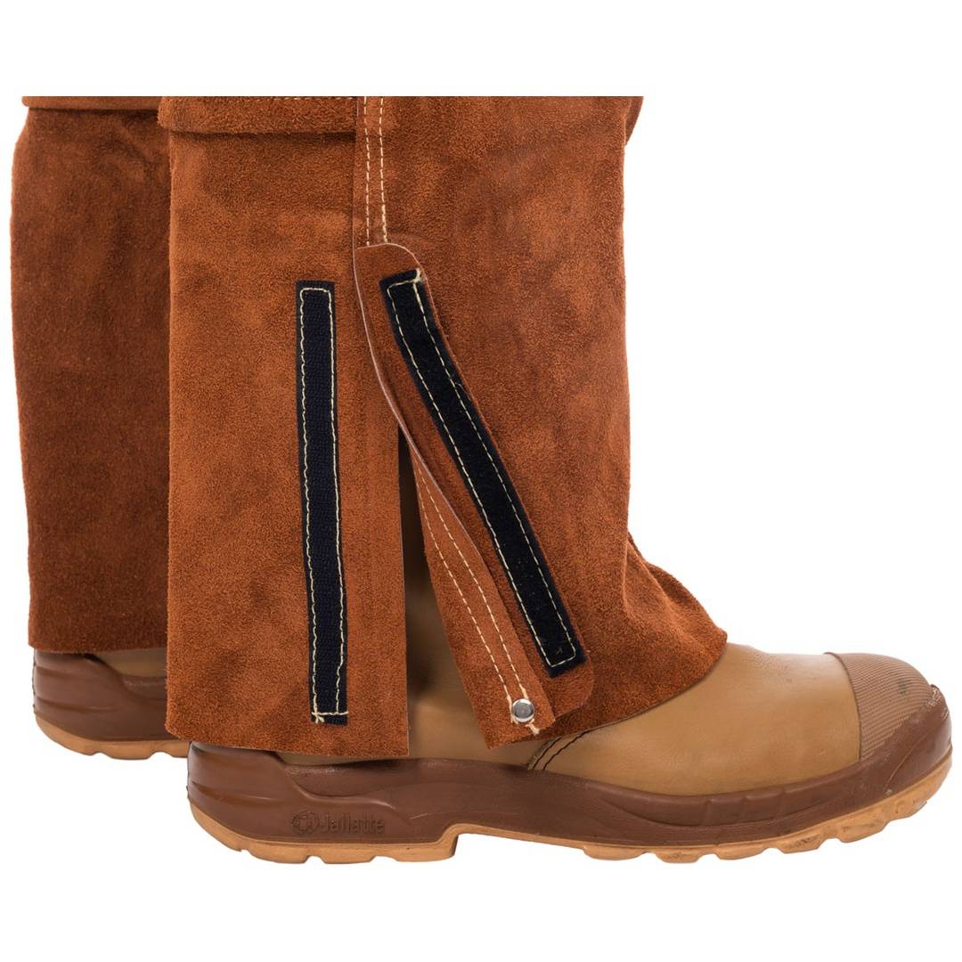 Schweißerlatzhose WELDAS 44-7440/7648 Gr.XL L=144cm, Lava Brown™ Spalt-Rindleder