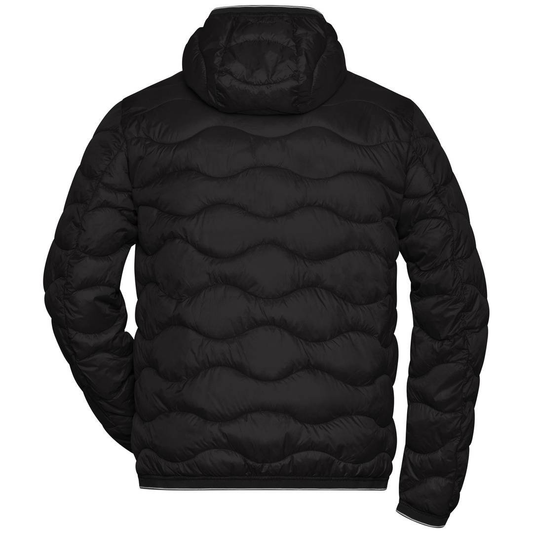 James & Nicholson Steppjacke mit Wattierung Herren JN1156 Gr. 2XL schwarz