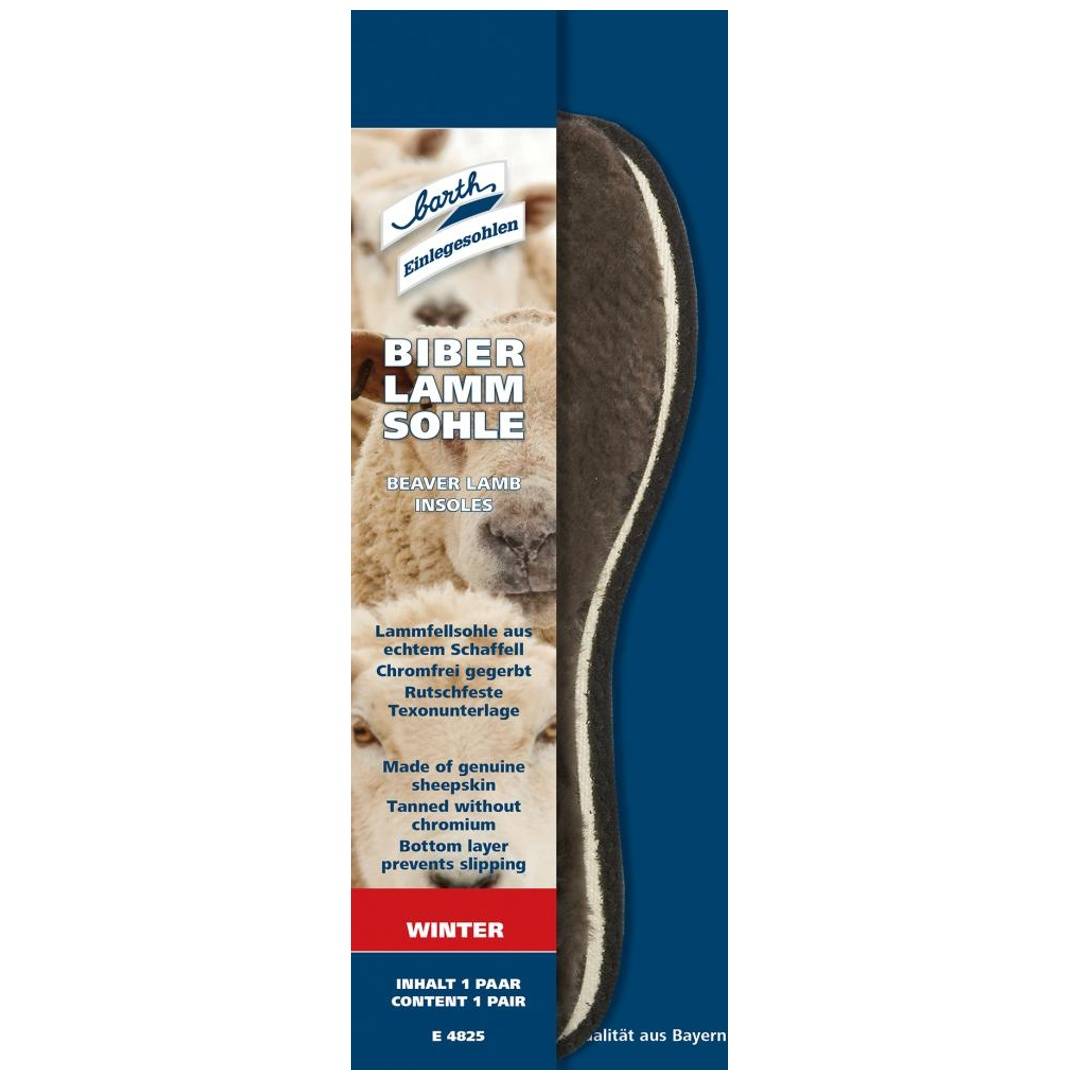 Barth Biber Lamm Einlegesohle Gr. 48