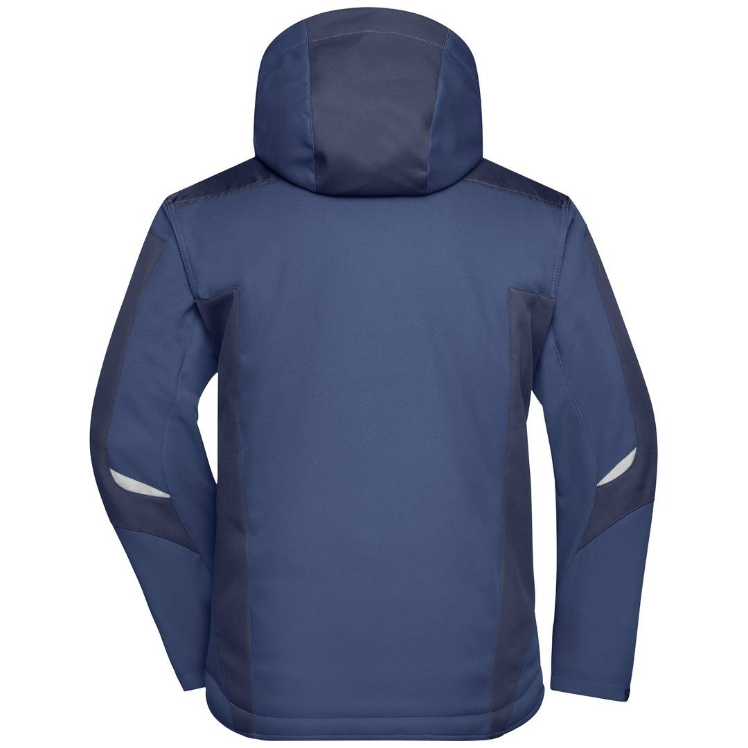 James & Nicholson Professionelle Softshelljacke mit Innenfutter JN824 Gr. XL navy/navy