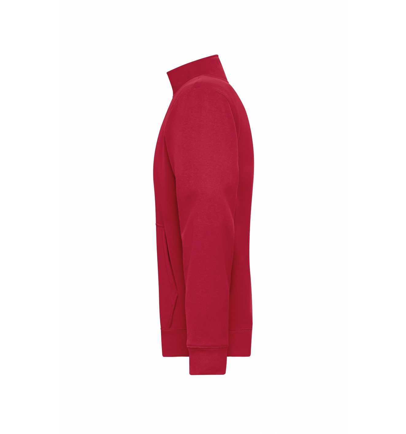 James & Nicholson Fleecejacke Herren JN1810 Gr. 2XL rot