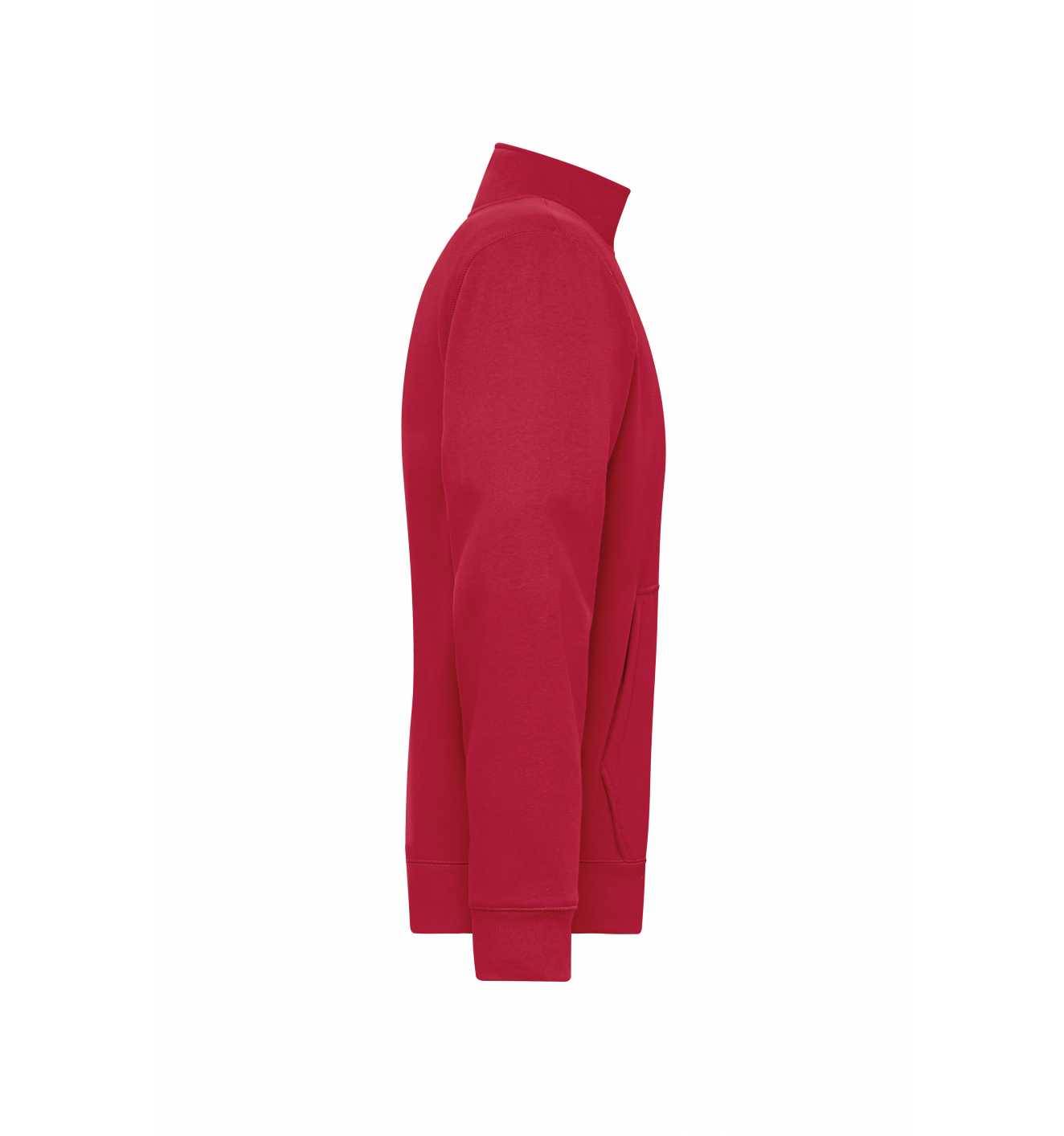 James & Nicholson Fleecejacke Herren JN1810 Gr. 2XL rot