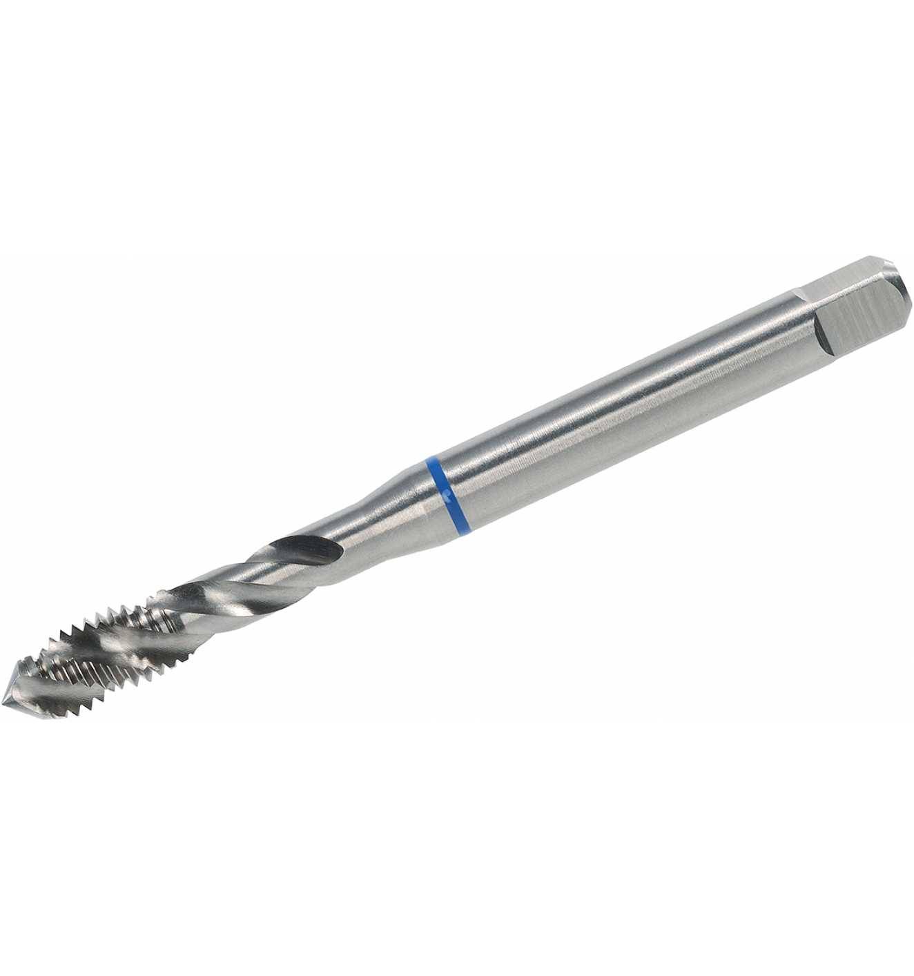 Maschinengewindebohrer DIN 376 BLAURING 39Grad RSP M16 Steig.2 4-KT.9mm HSS-E