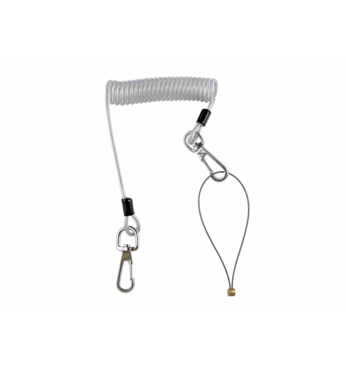 Bahco Aufrollbare Sicherungsleine mit 1,5-mm-Drahtschlaufe