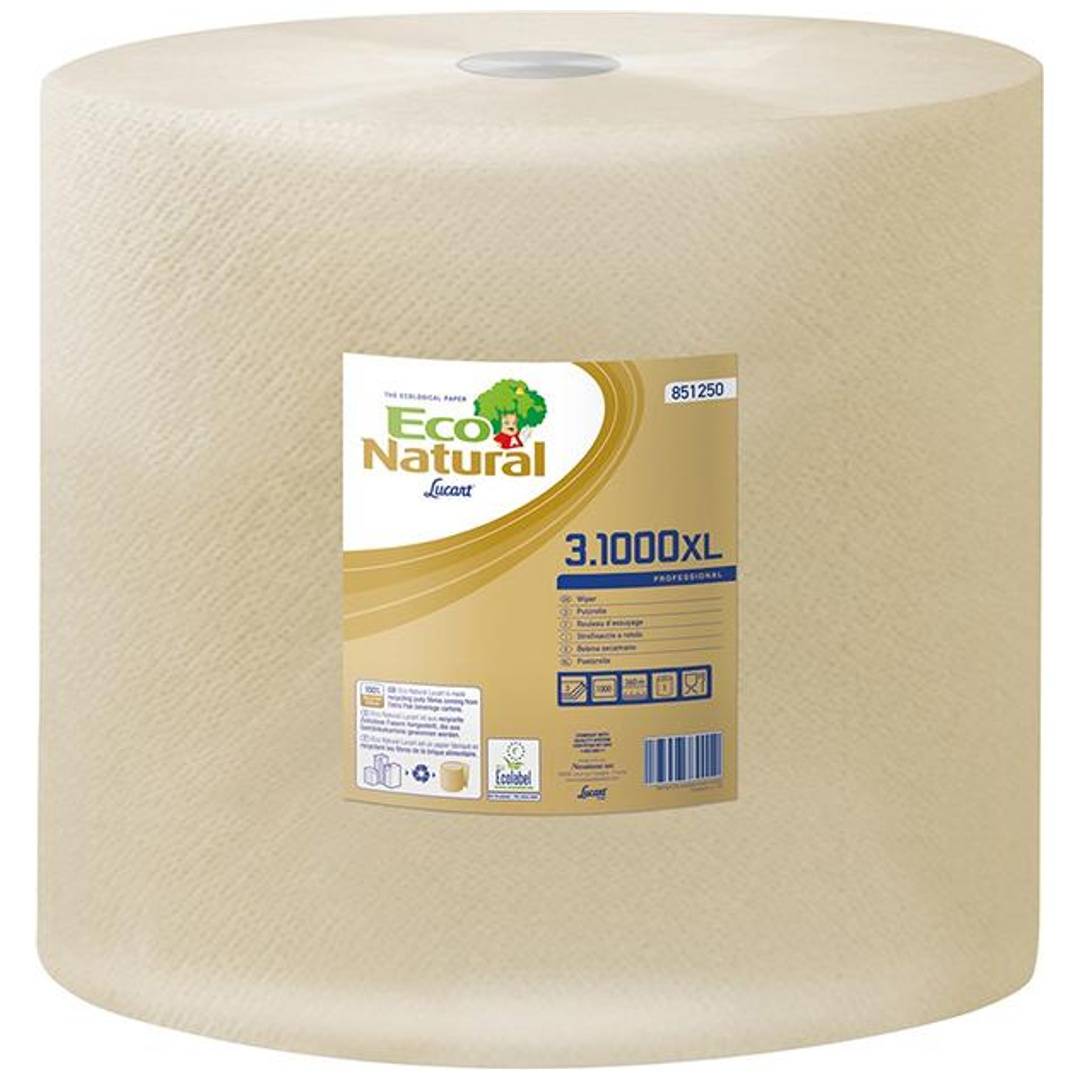Werkstatthandtuchrolle Eco Natur 3-lagig, 6 Rollen