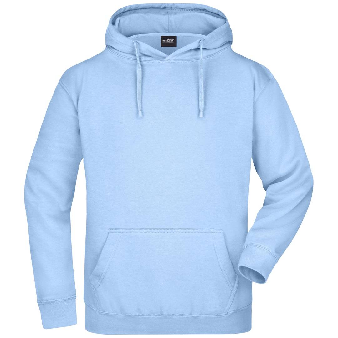 James & Nicholson Kinder Kapuzensweatshirt JN047K Gr. S-116 light-blue