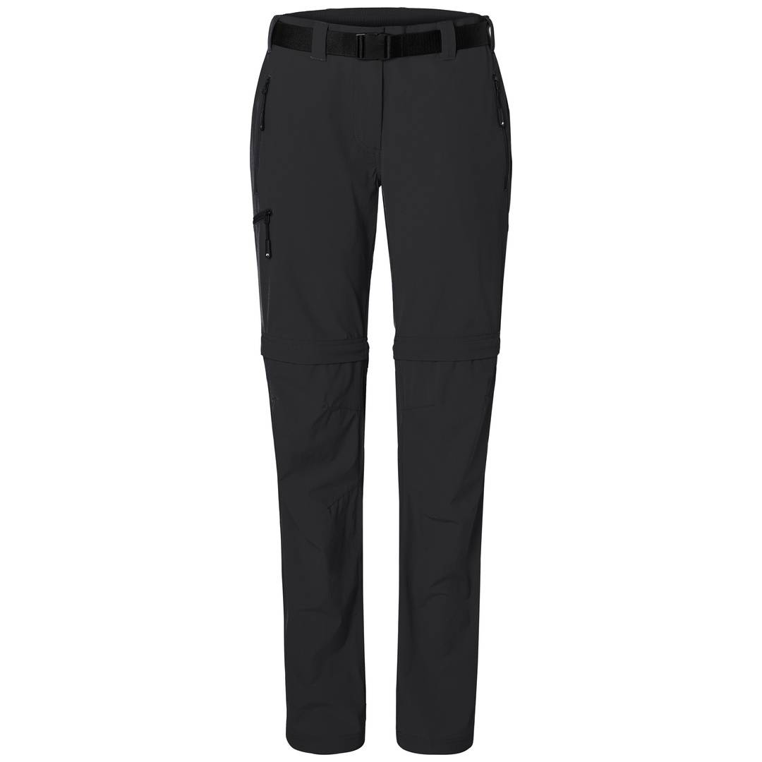 James & Nicholson Zip-Off Trekkinghose Herren JN1202 Gr. 3XL schwarz