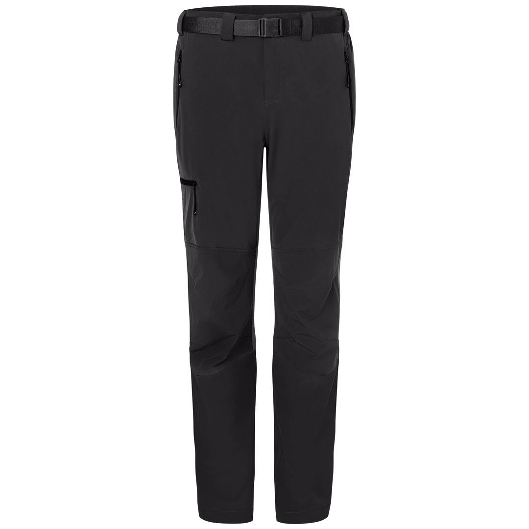 James & Nicholson Bi-elastische Herren Trekkinghose JN1206 Gr. M black/black