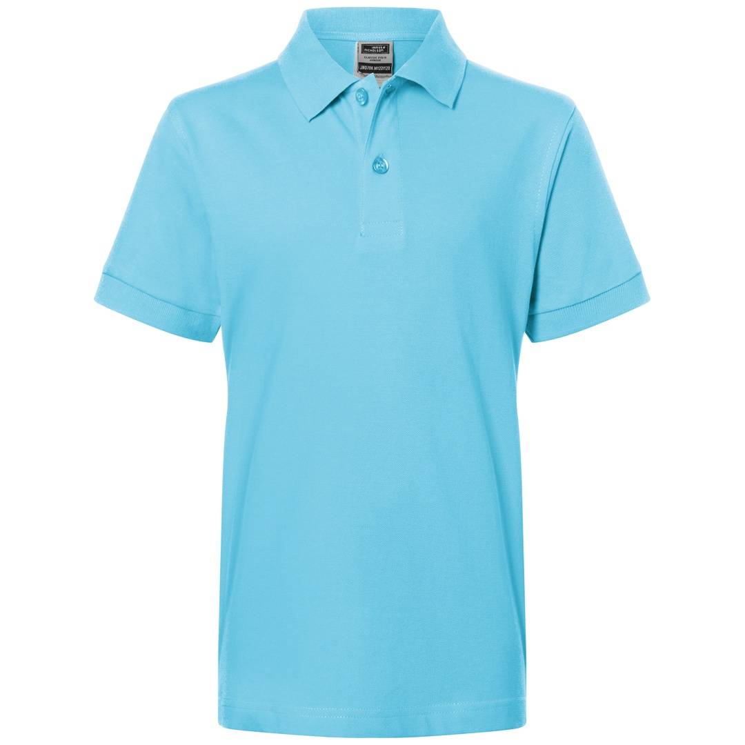 James & Nicholson Poloshirt Kinder JN070K Gr. L-134/140 sky-blue