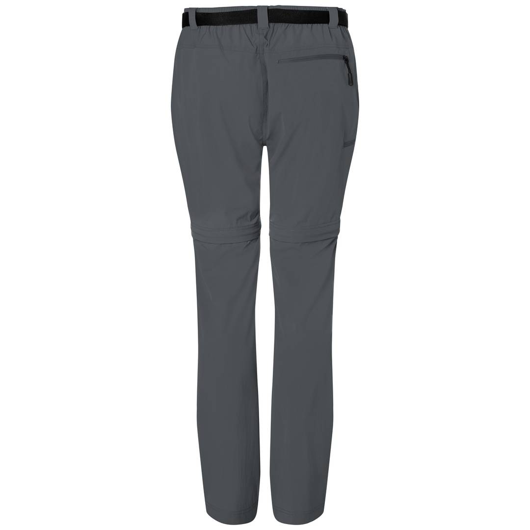James & Nicholson Zip-Off Trekkinghose Damen JN1201 Gr. 2XL carbon