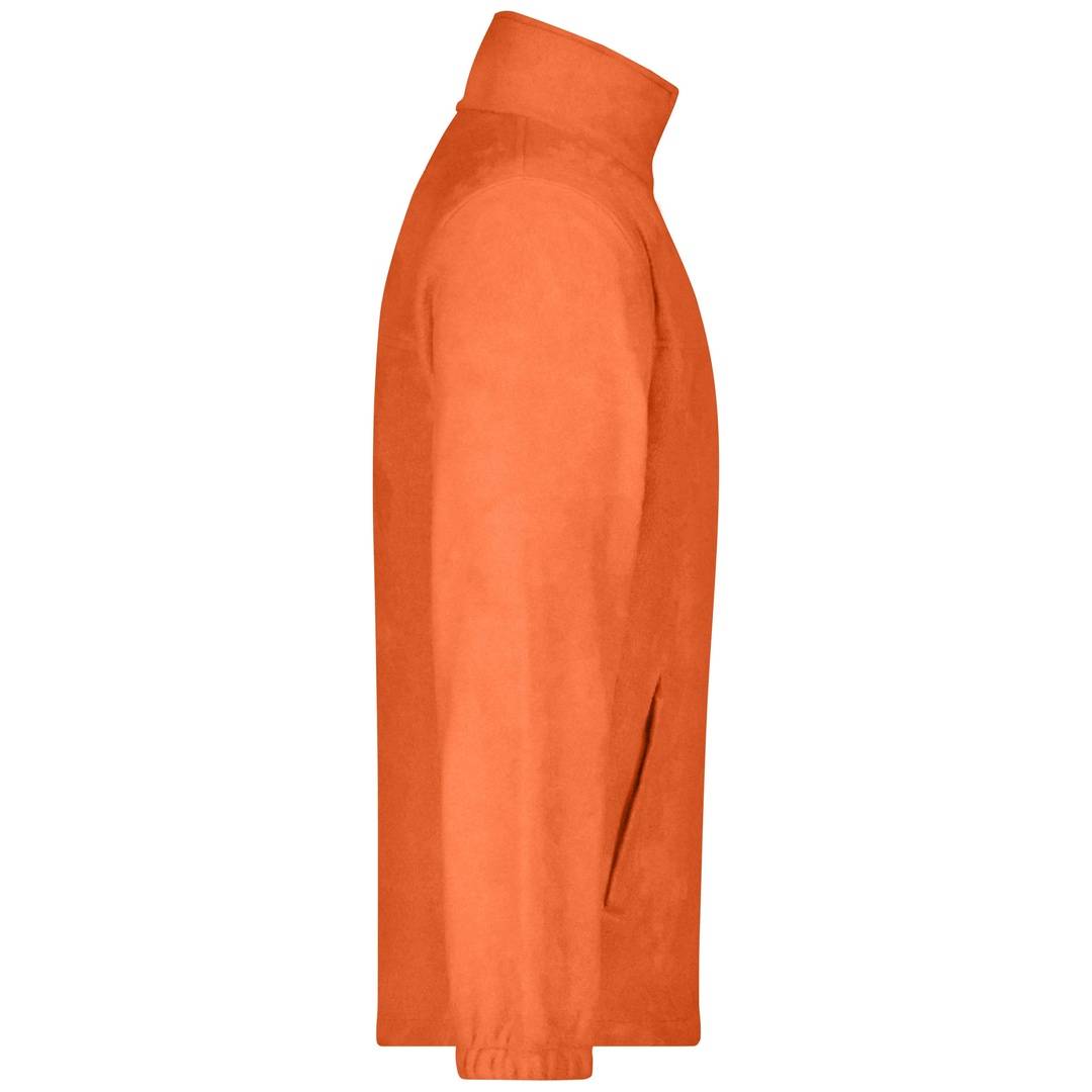 James & Nicholson Full-Zip Herren Fleecejacke JN044 Gr. M orange