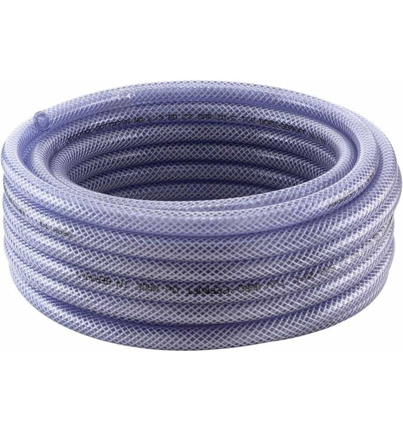 Gewebeschlauch PVC APDatec 81, transparent, 25x4,5mm 50m APD