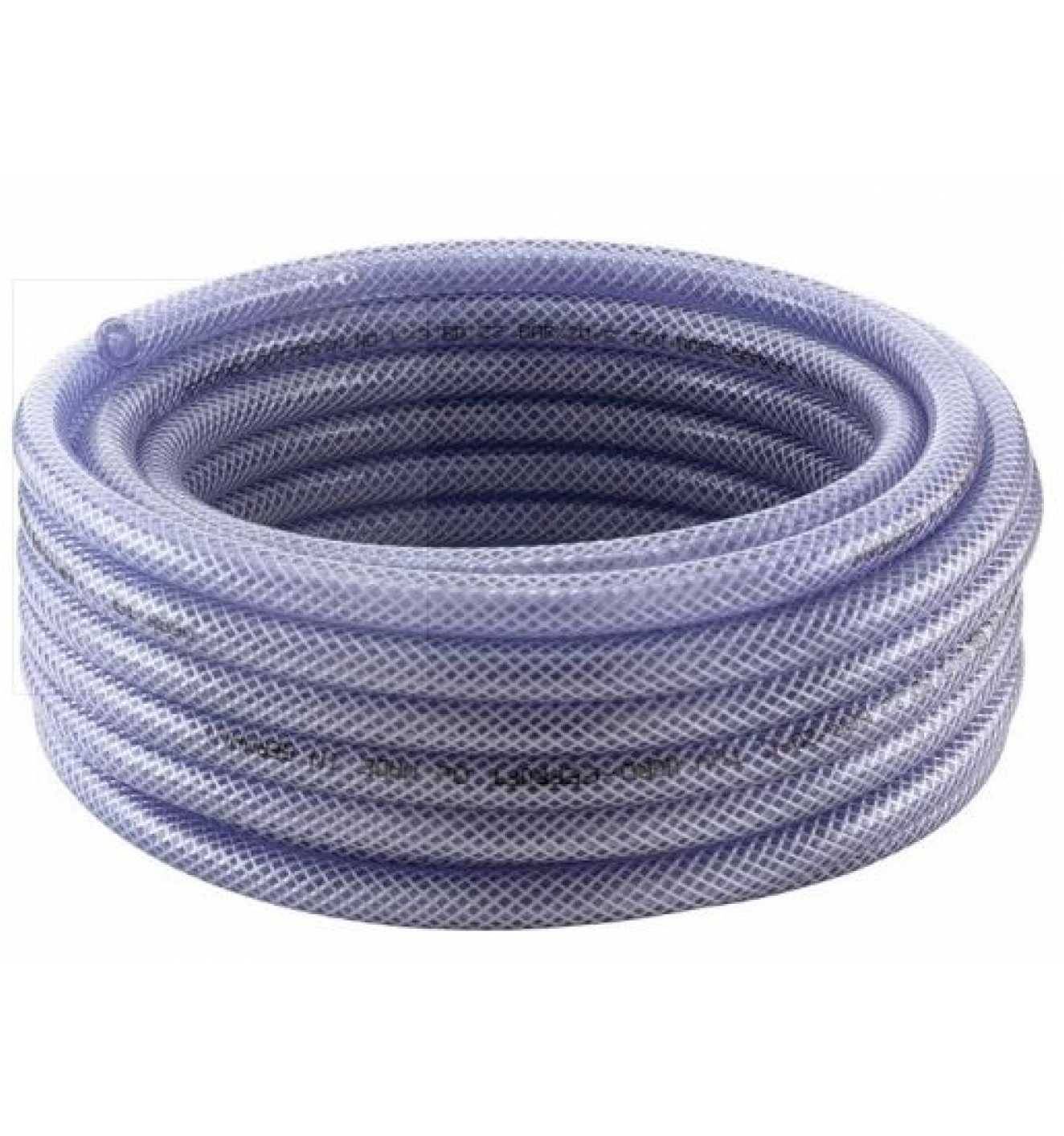Gewebeschlauch PVC APDatec 81, transparent, 25x4,5mm 50m APD