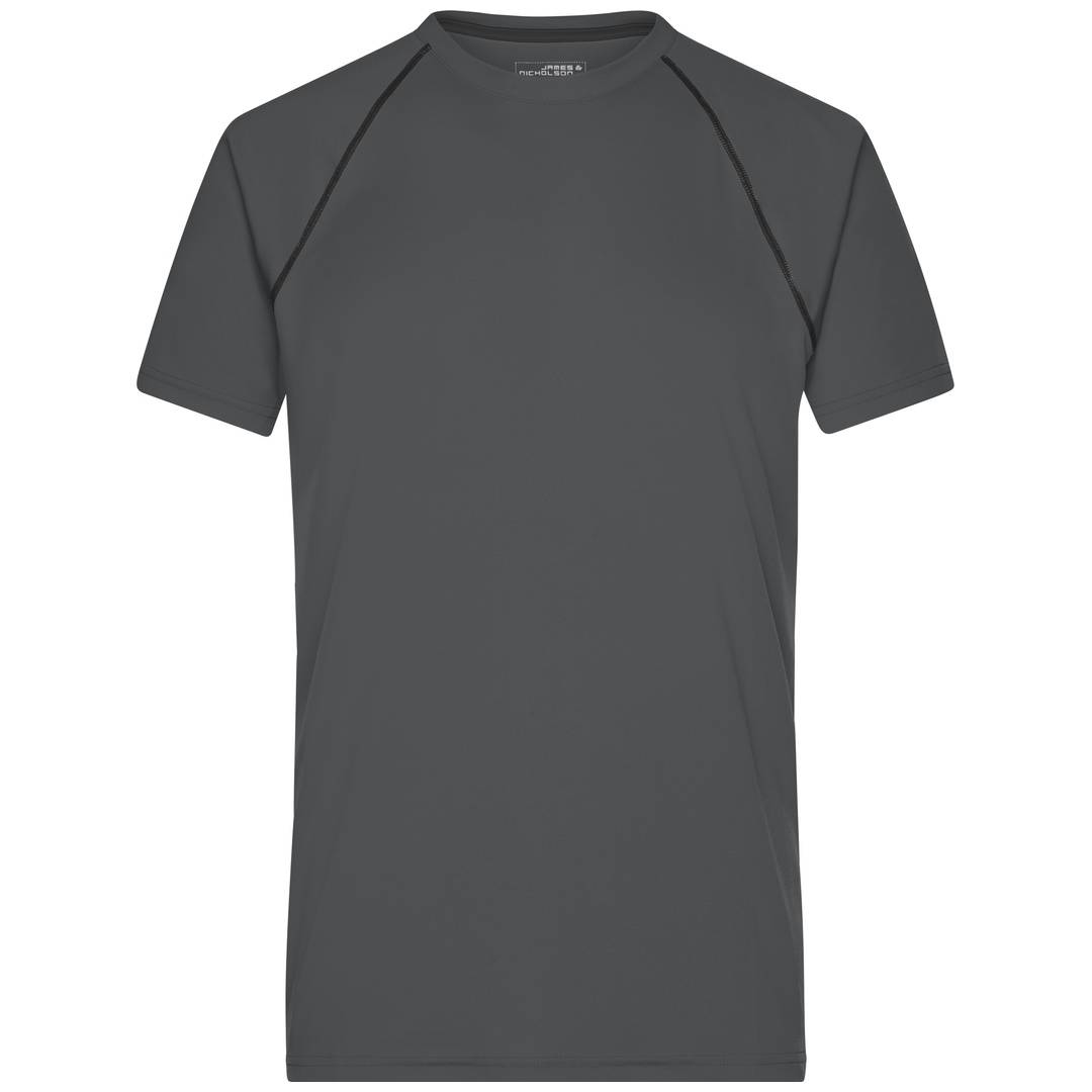 James & Nicholson Funktions-Shirt Herren JN496 Gr. S titan/black