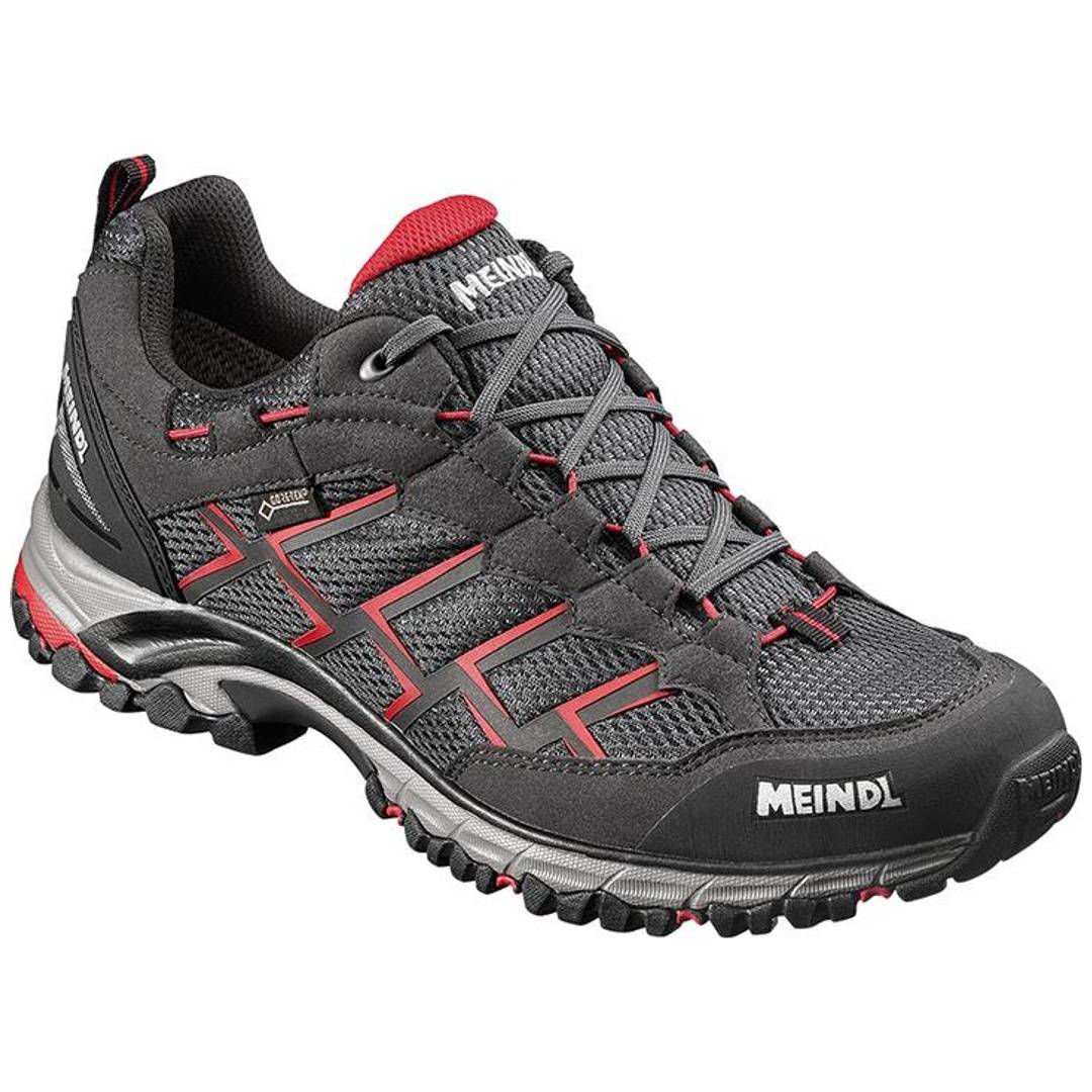 Meindl Halbschuh Caribe GTX Gr.44,5 schwarz/rot