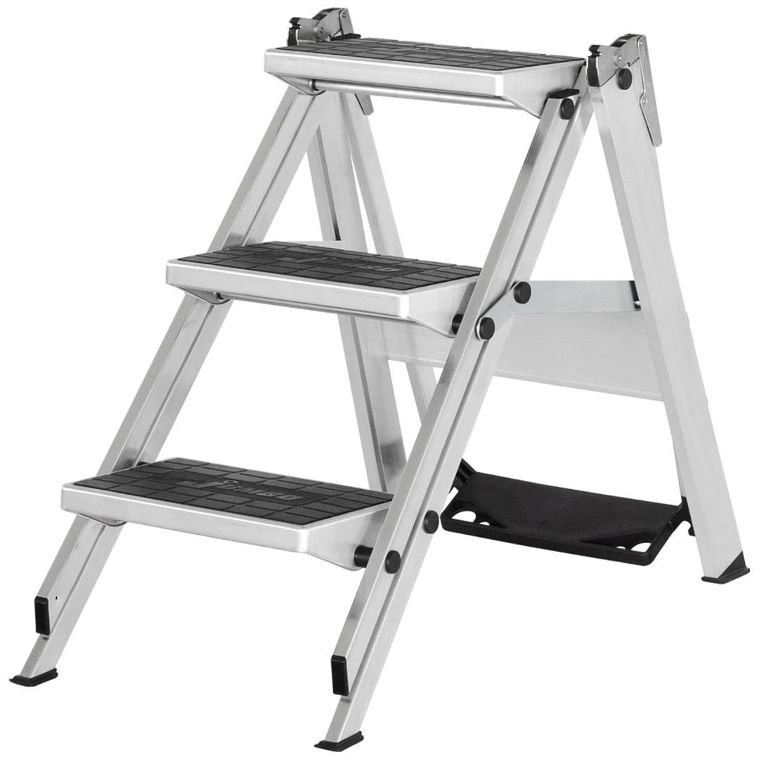 Hymer Sicherheitstreppe mit Bügel, 3 Stufen, Standhöhe 0,70 m