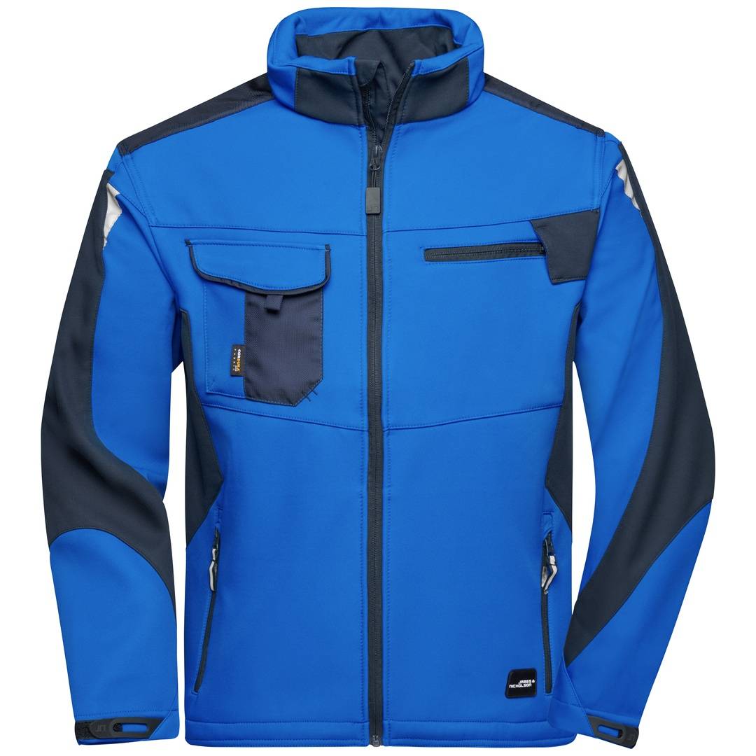 James & Nicholson Professionelle Softshelljacke JN844 Gr. L royal/navy