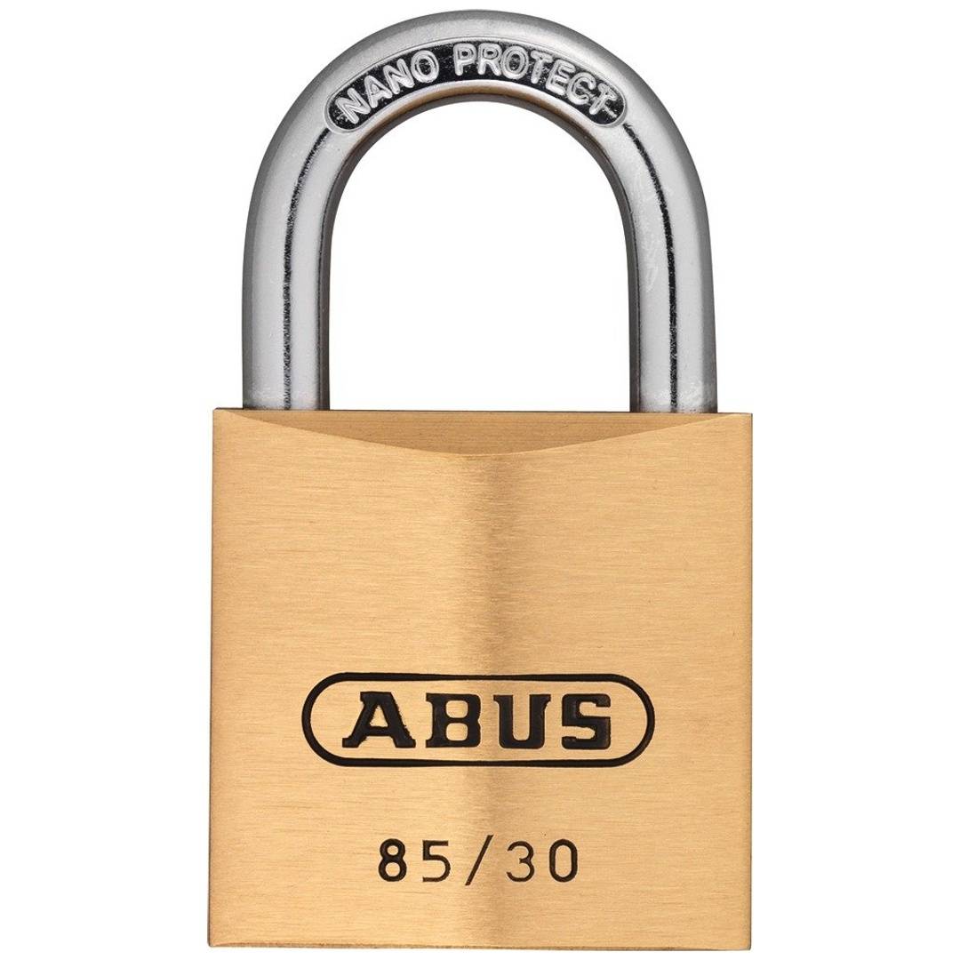 ABUS Vorhangschloss Messing 85/30 gl.-0186