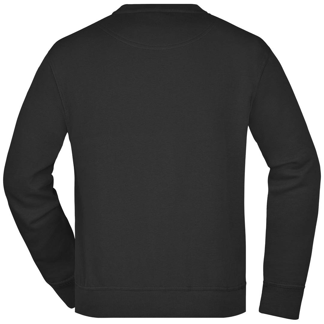 James & Nicholson Klassisches Rundhals-Sweatshirt JN840, Gr. XL black