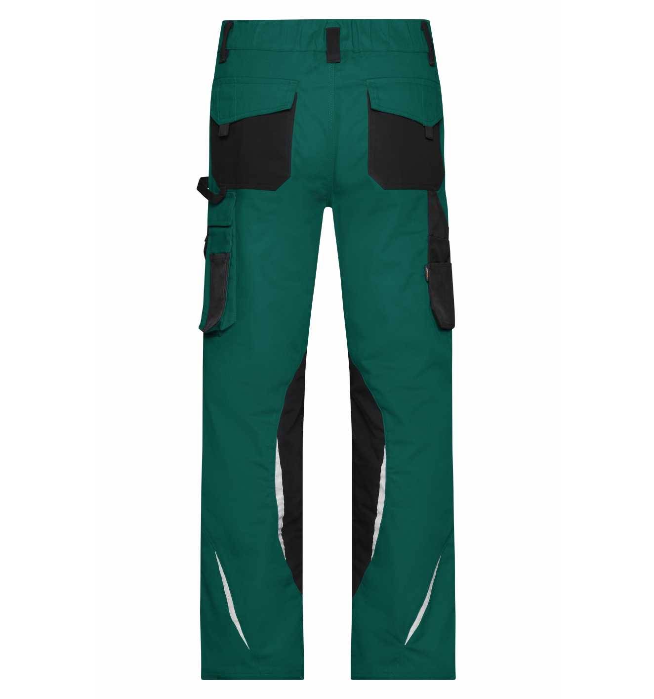 James & Nicholson Arbeitsbundhose JN832 Gr. 42 dark-green/black