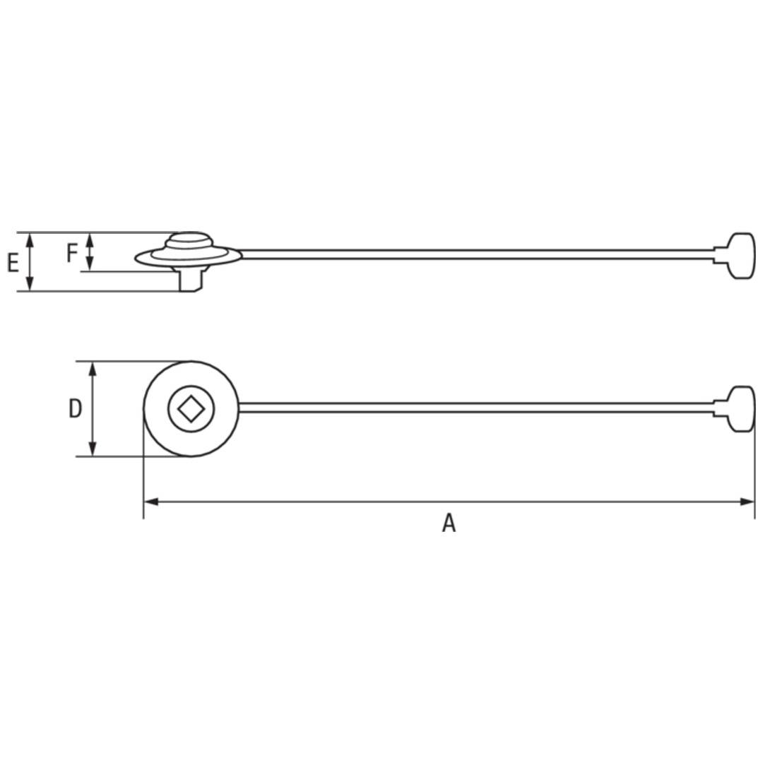 Bahco Drehwinkel-Anzeige, mit Clip, 1/2, 455 mm