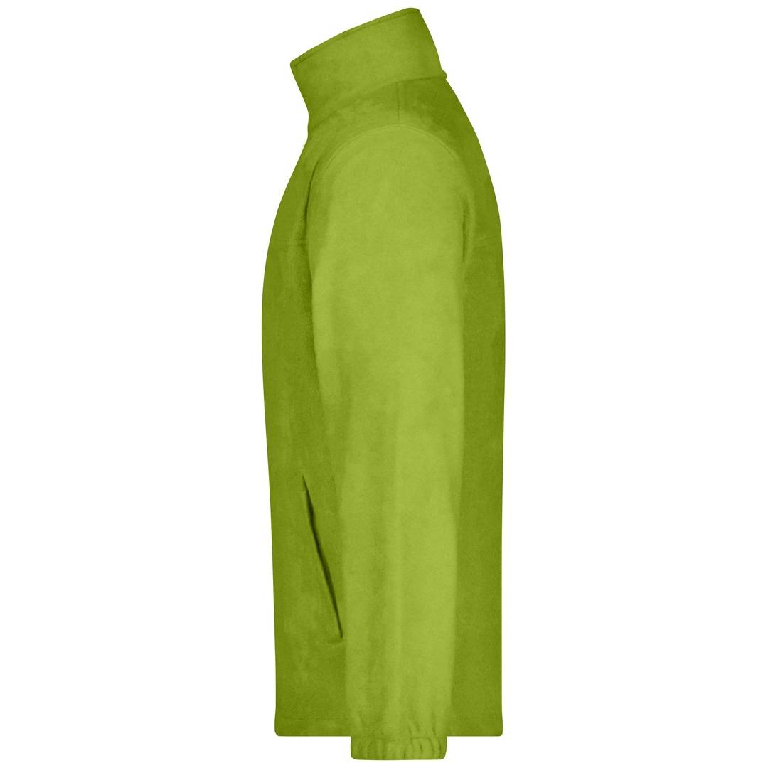 James & Nicholson Full-Zip Herren Fleecejacke JN044 Gr. 3XL lime-green