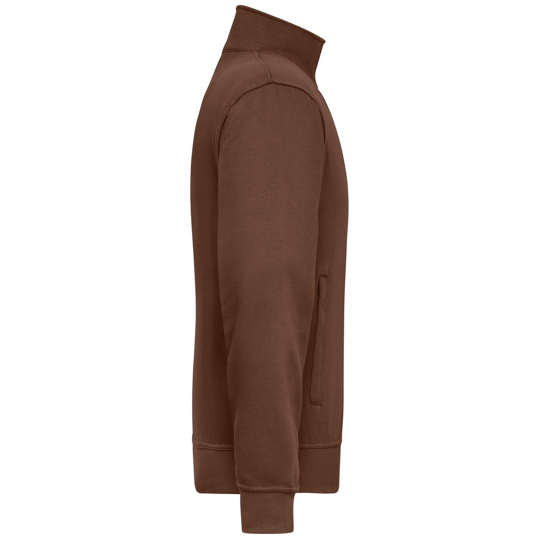 James & Nicholson Sweatjacke JN836 Gr. 4XL brown