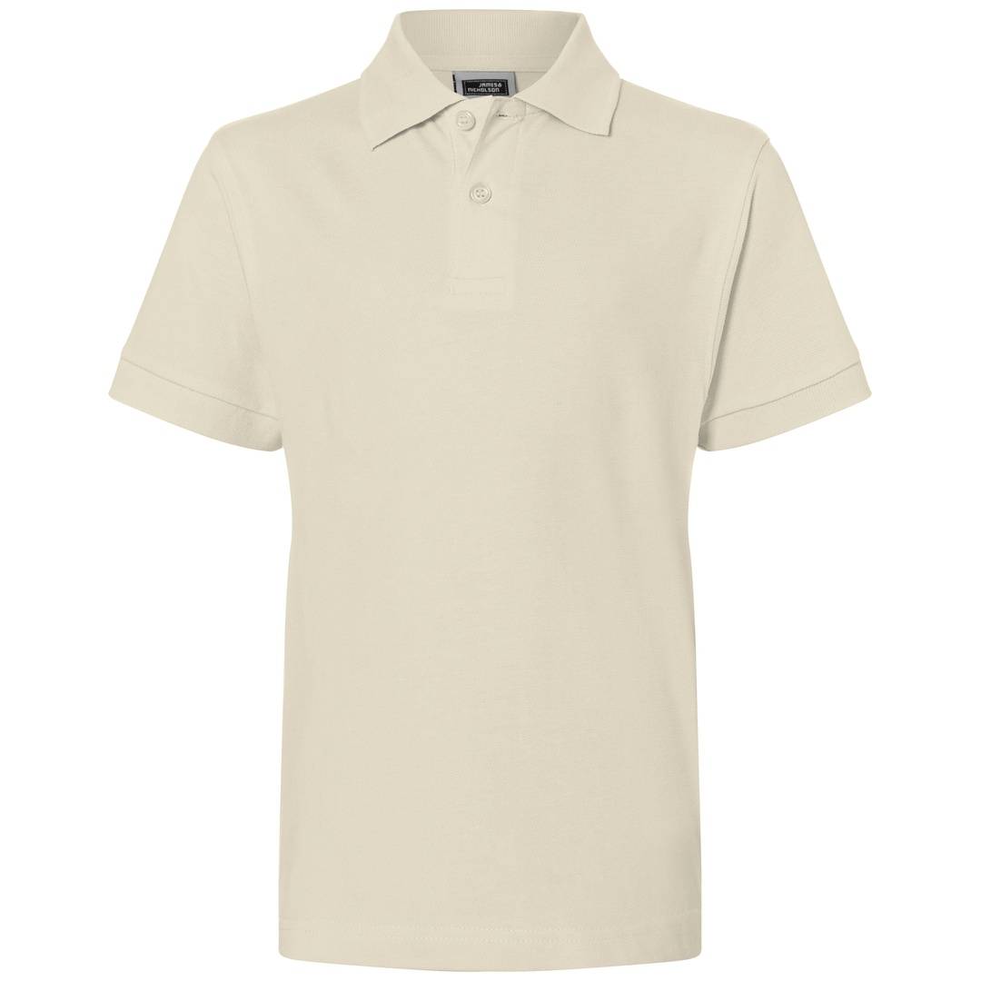 James & Nicholson Poloshirt Kinder JN070K Gr. L-134/140 stone