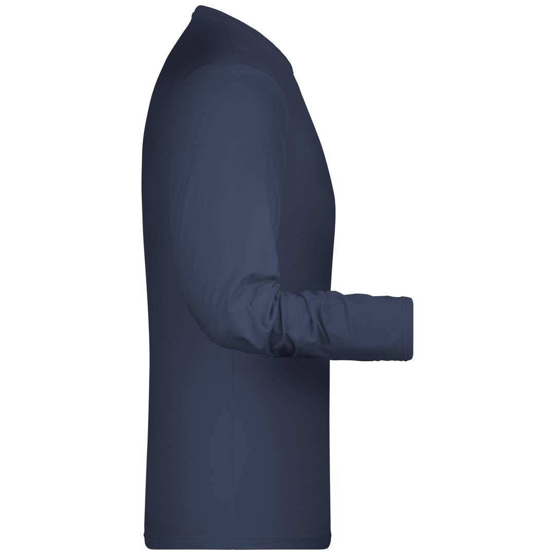 James & Nicholson Langarmshirt Herren JN056, Gr. M navy
