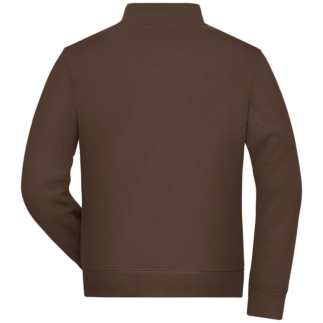 James & Nicholson Fleecejacke Herren JN1810 Gr. 6XL braun