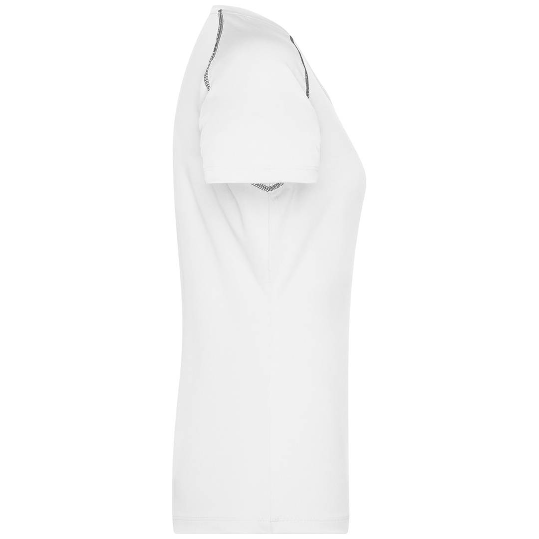 James & Nicholson Funktions-Shirt Damen JN495 Gr. S white/silver