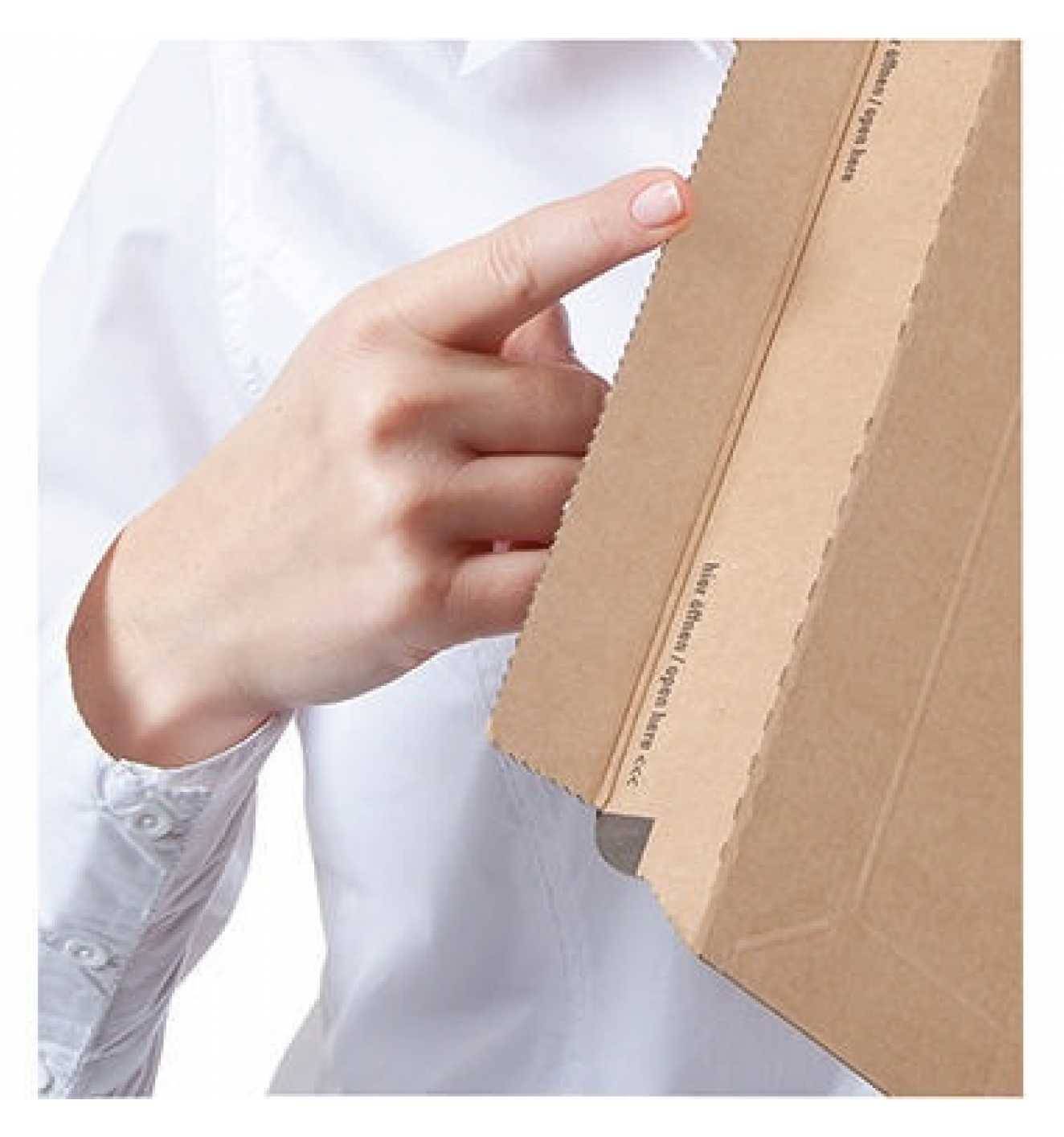 ColomPac Versandhülse CP 072.02 10,8x10,8x43cm Wellpappe braun