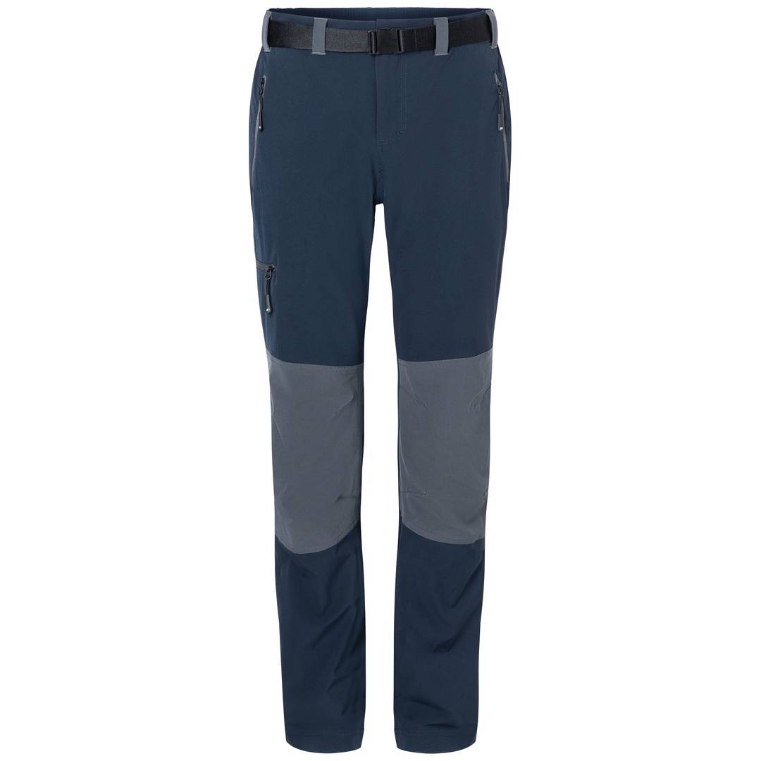 James & Nicholson Bi-elastische Herren Trekkinghose JN1206 Gr. XL navy/carbon