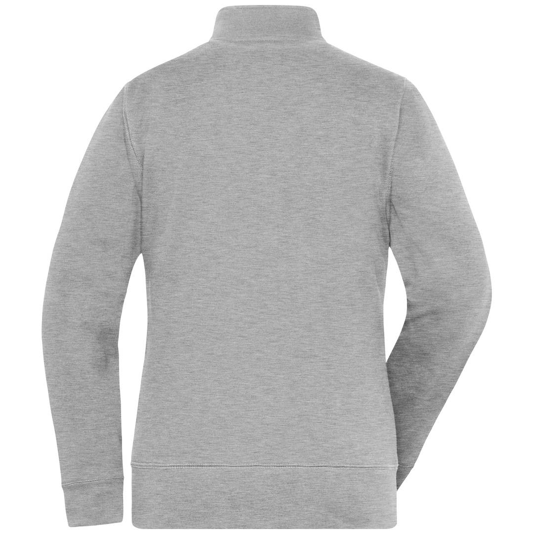 James & Nicholson Fleecejacke Damen JN1809 Gr. 4XL grey-heather