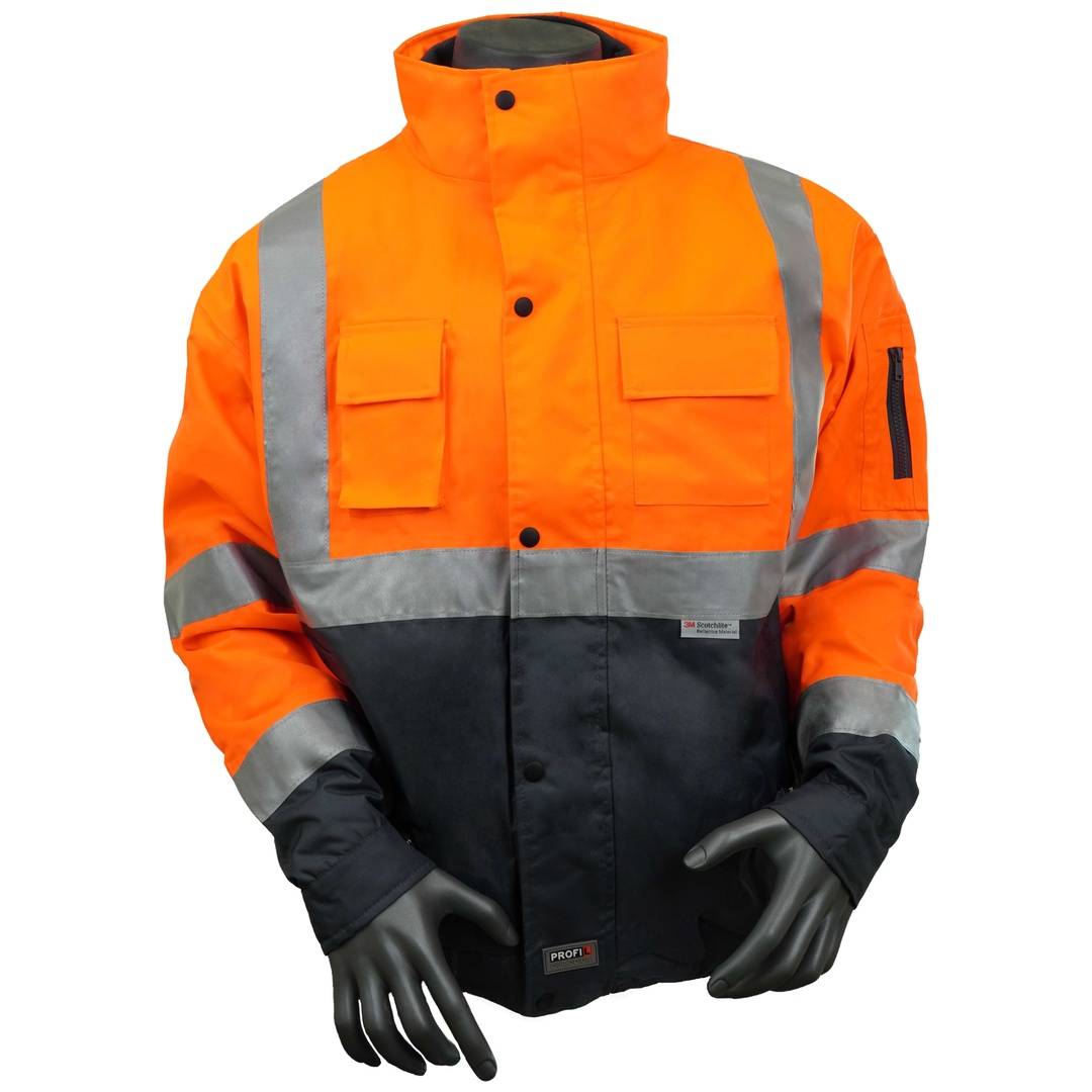 PROFIL Warn-/Wetterschutzjacke Comfort Gr. 3XL orange
