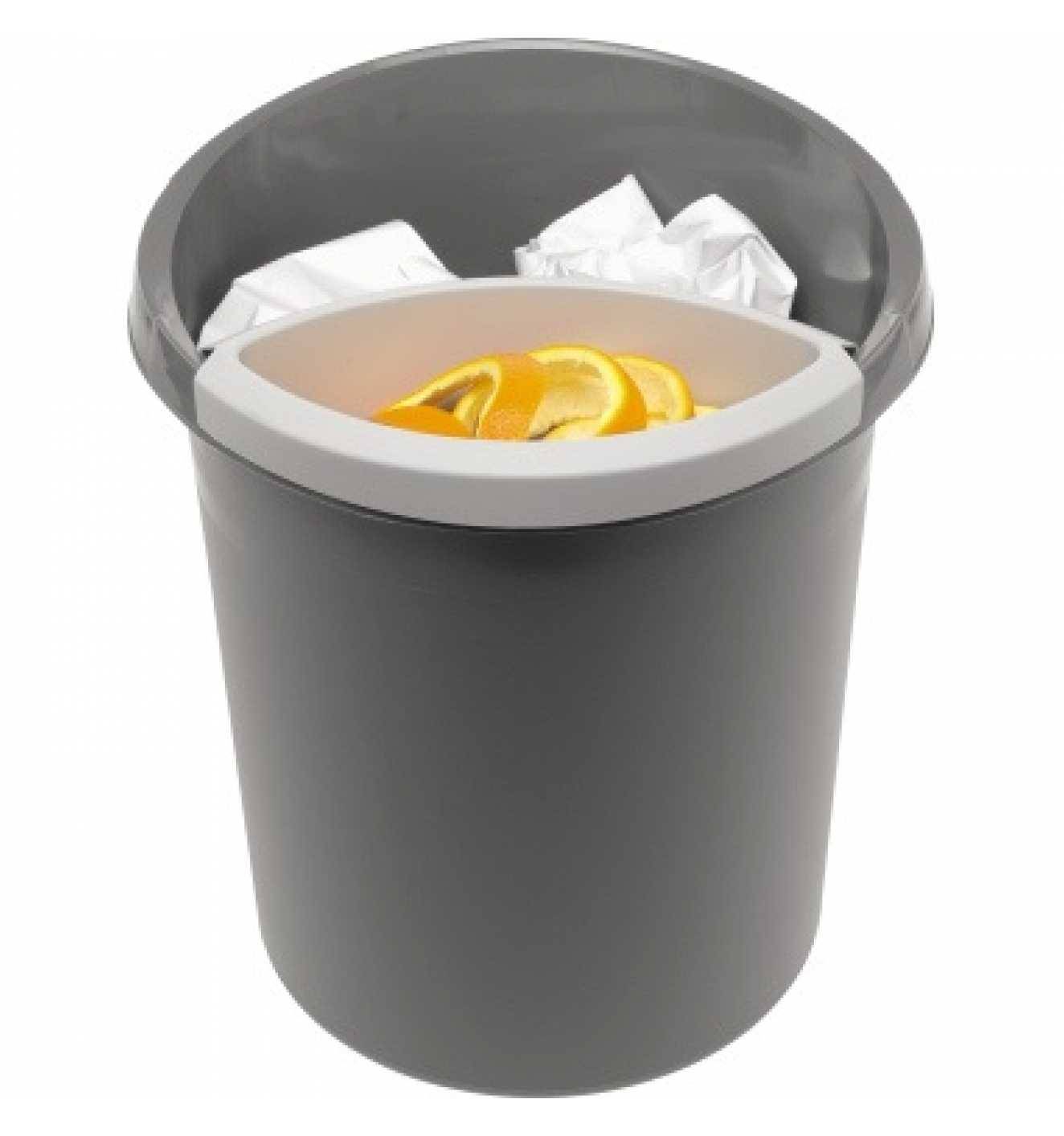 HAN Abfalleinsatz 1835-11 1l Kunststoff lichtgrau