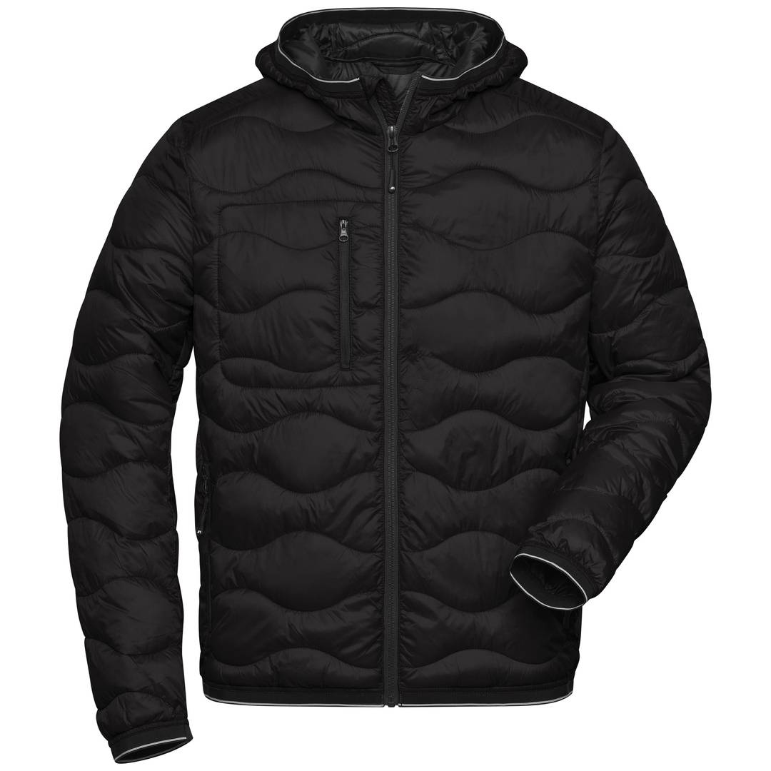 James & Nicholson Steppjacke mit Wattierung Herren JN1156 Gr. XL schwarz
