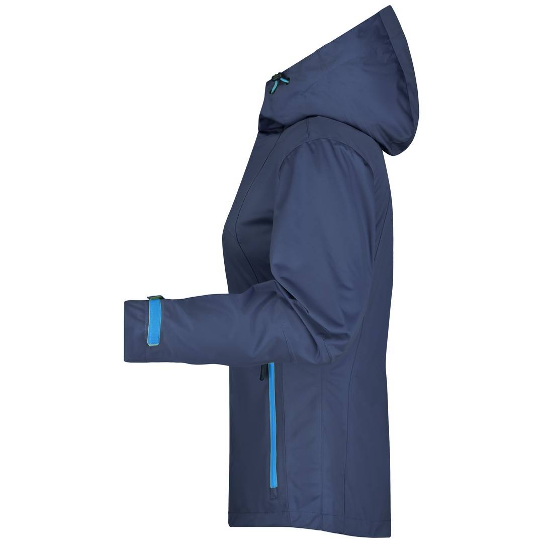 James & Nicholson Ultraleichte Softshelljacke Damen JN1097 Gr. 2XL navy/cobalt