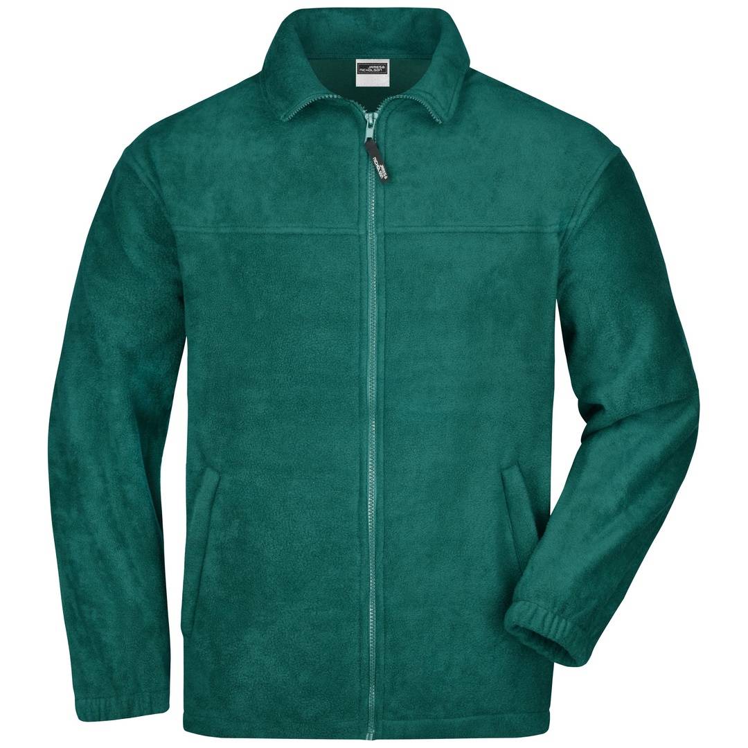 James & Nicholson Full-Zip Herren Fleecejacke JN044 Gr. 3XL dark-green