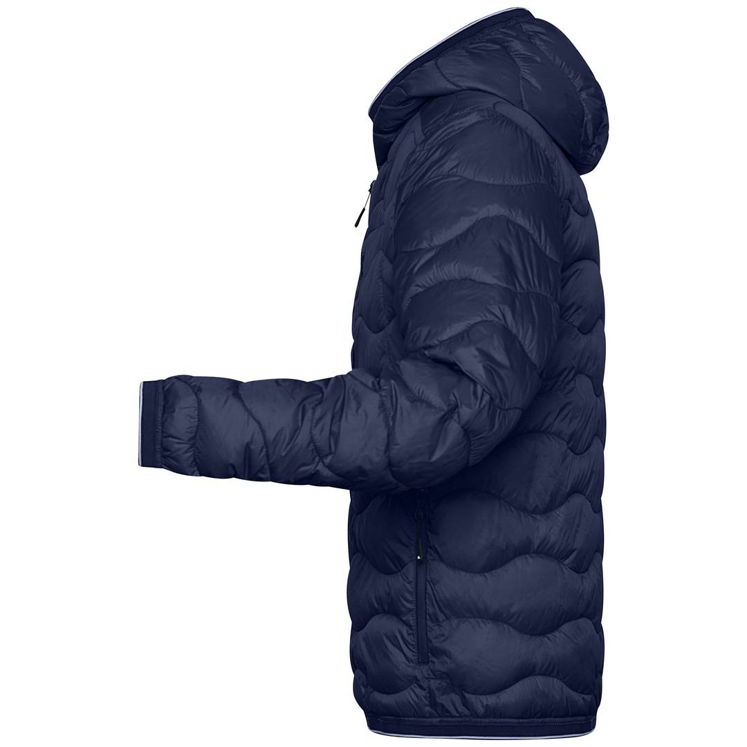 James & Nicholson Steppjacke mit Wattierung Herren JN1156 Gr. 3XL navy/silber