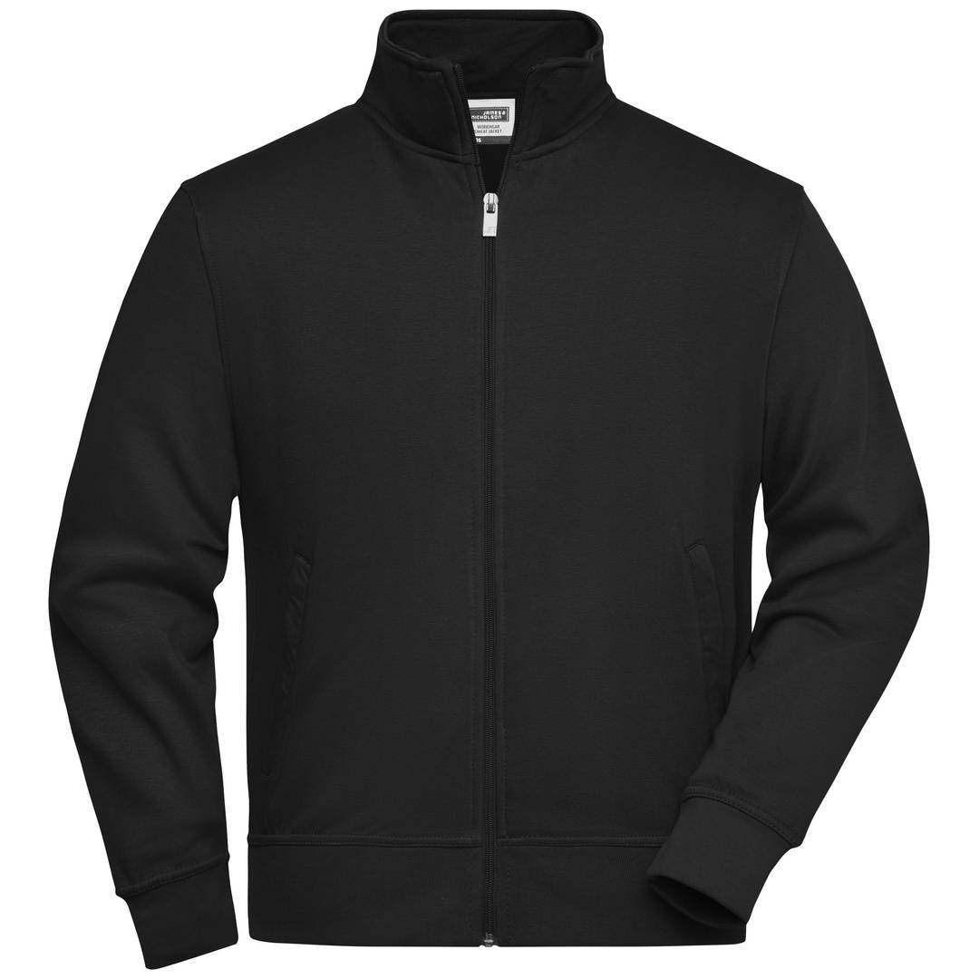 James & Nicholson Sweatjacke JN836 Gr. XXL black