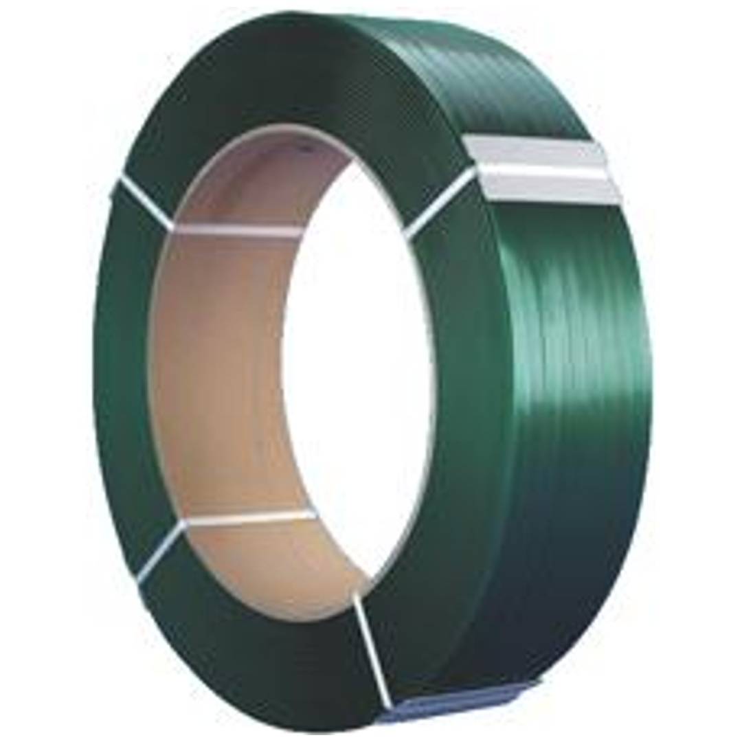 Banholzer & Wenz PET Kst.-Band grün 15,5x0,65 mm, Rol a 2000m